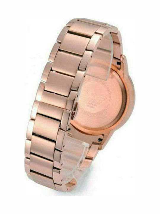 Emporio Armani Classic Ρολόι με Μεταλλικό Μπρασελέ