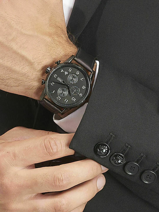 hugo boss navigator watch black