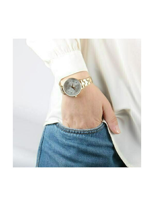 Trussardi Watch with Gold Metal Bracelet