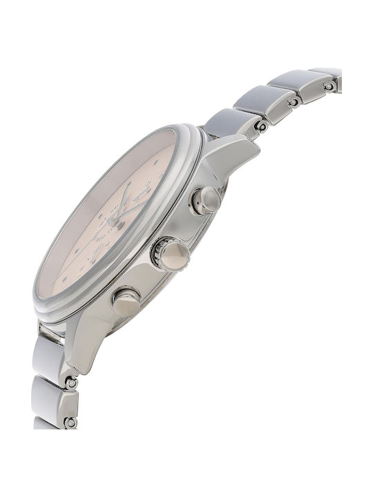 Tommy Hilfiger Blake Damen Uhr Chronograph mit Silber Metallarmband