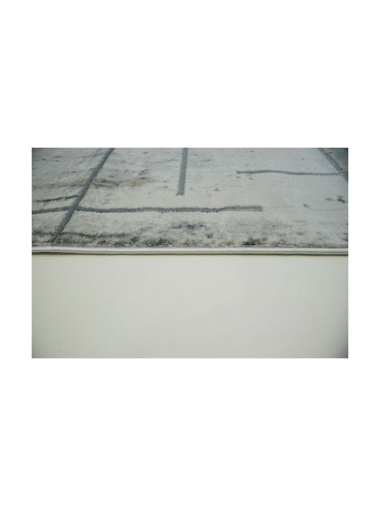 Alexander Carpets Astra 9742 Teppich Rechteckig Synthetisch,Polyester/Cotton/Leather Grey Cream
