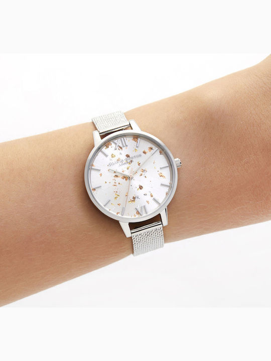 Olivia Burton Celestial Womens Watch 34mm with Silver Stainless Steel Bracelet Olivia Burton Celestial Womens Watch 34mm with Silver Stainless Steel Bracelet