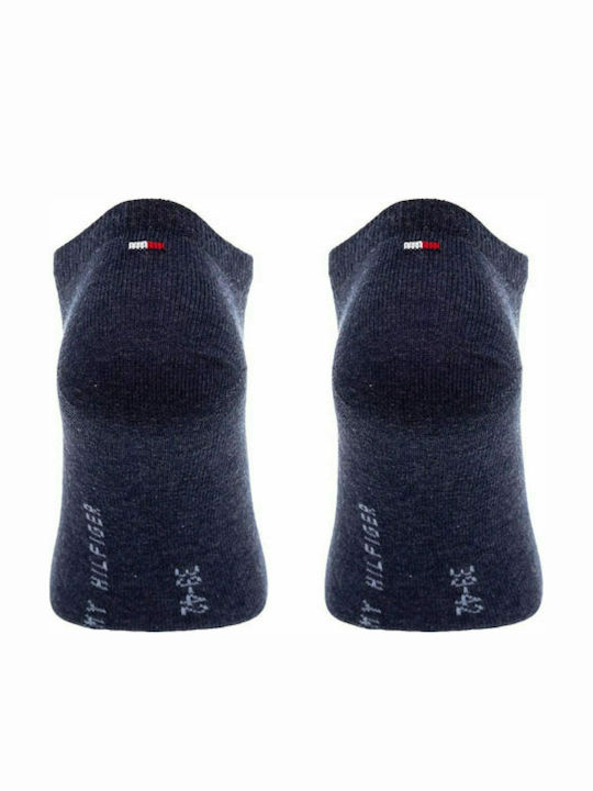 Tommy Hilfiger Men's Solid Color Socks Blue 2Pack