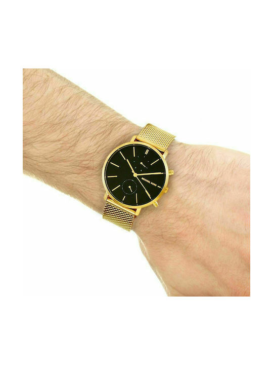 Michael Kors Jaryn Uhr Batterie mit Gold Metallarmband