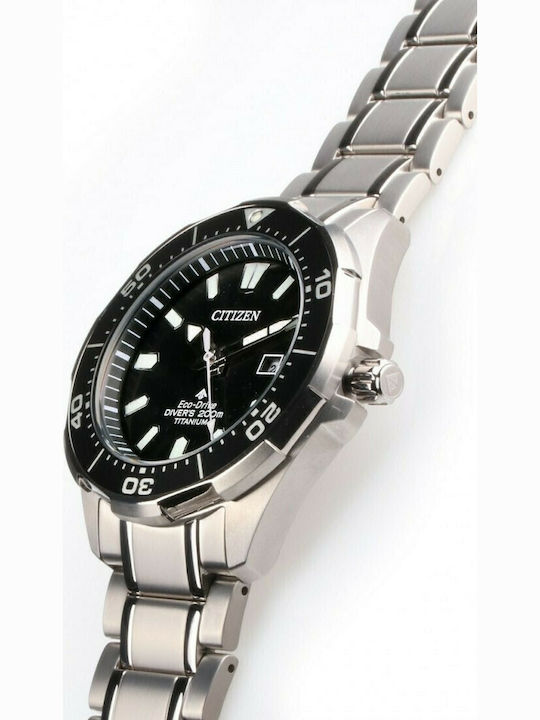 Citizen Promaster Ceas Barbati 44mm Eco - Drive cu Brățară din Metal Argintie
