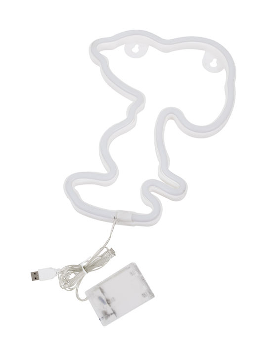 GloboStar Snoopy Dekorative Lampe Abbildung Weiß