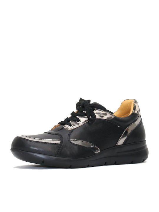 40501 Damen Anatomisch Sneakers Schwarz