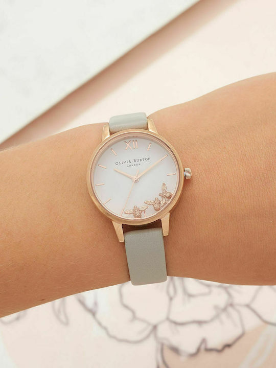 Olivia Burton Busy Bees Ρολόι Μπαταρίας με Δερμάτινο Λουράκι Olivia Burton Busy Bees Ρολόι Μπαταρίας με Δερμάτινο Λουράκι