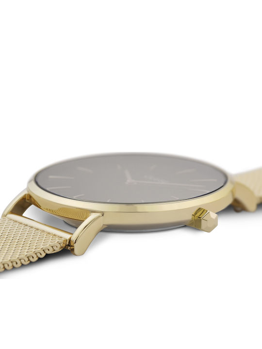Cluse La Boheme Mesh Γυναικείο Ρολόι 38mm Μπαταρίας με Ροζ Χρυσό Μεταλλικό Μπρασελέ
