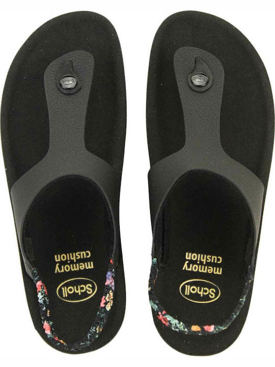 Ella Women's Flat Sandals Anatomic in Black Color
