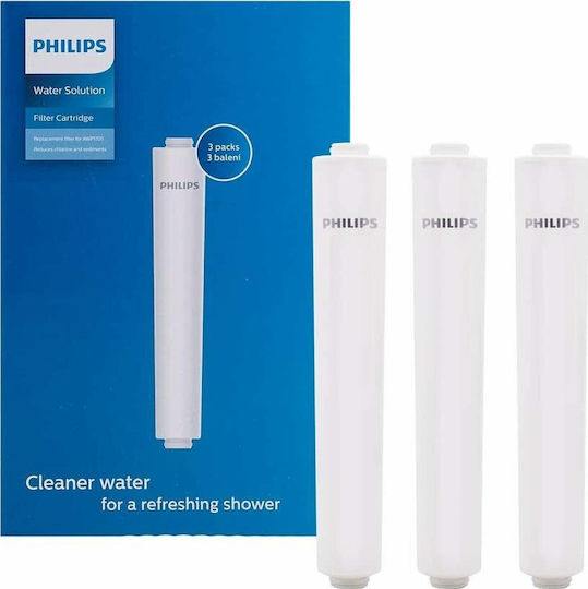 Philips Ανταλλακτικό Φίλτρο Νερού για Ντουζ 3τμχ