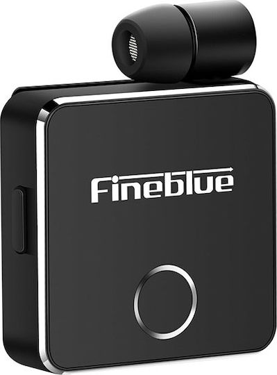 Fineblue F1 In-ear Bluetooth Handsfree Ακουστικό Πέτου Μαύρο