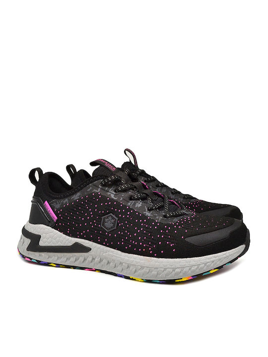 Line Damen Sneakers Schwarz