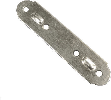 F.F. Group Galvanized Carpenter Connection Plate 120x25mm Bracket 100pcs