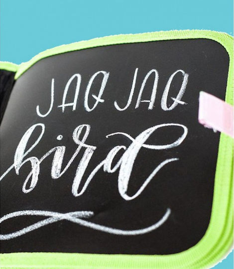 Jaq Jaq Bird Set 12 White Chalk Butterstix