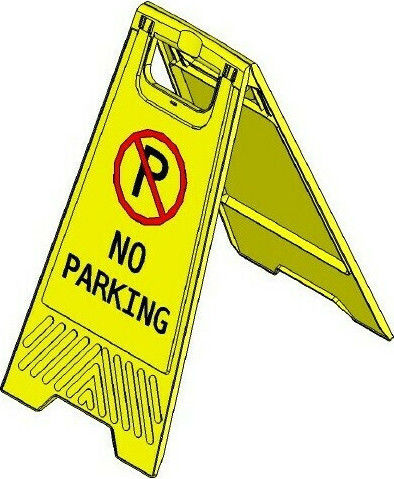 Doorado Sign "Prohibition of Parking " 30x60cm