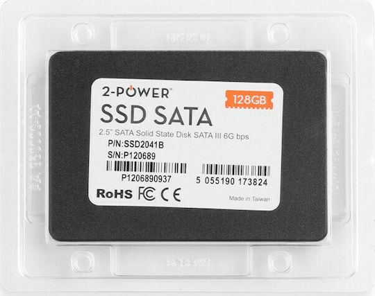 2 Power SSD2041A 128GB Тип 2.5'' С Връзка SATA III 238-0001