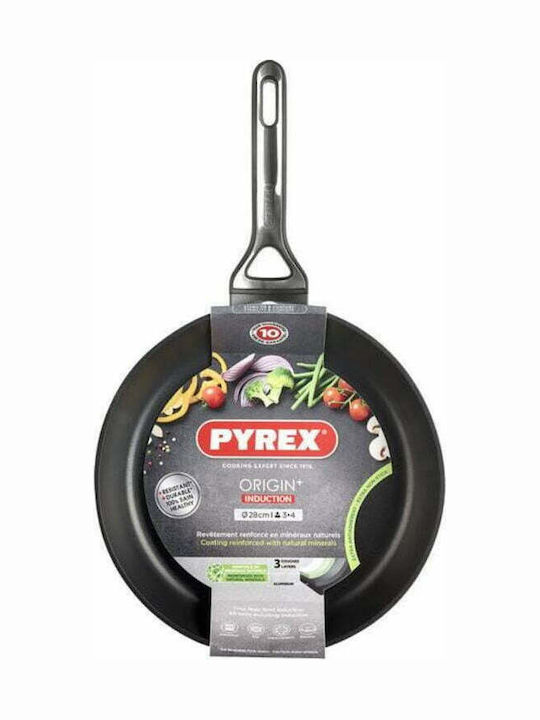 Pyrex Origin + Pan din Aluminiu cu Strat Antiaderent 30cm