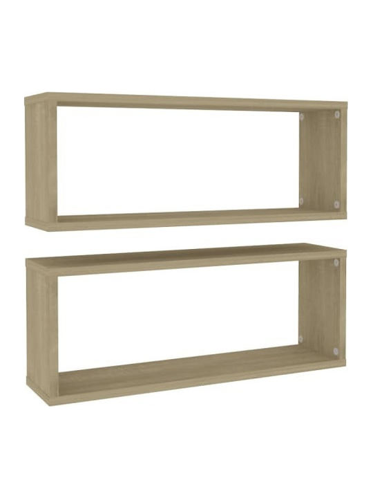 Shelves Wall Sonoma 2pcs 60x15x23cm