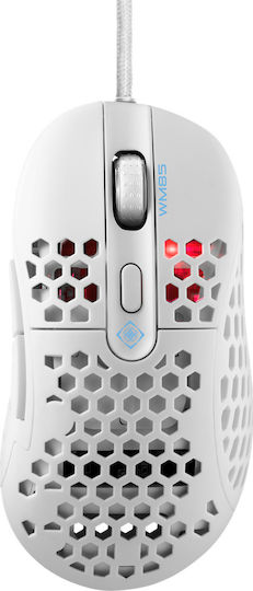 Deltaco WM85 Gaming Ποντίκι 6400 DPI Λευκό