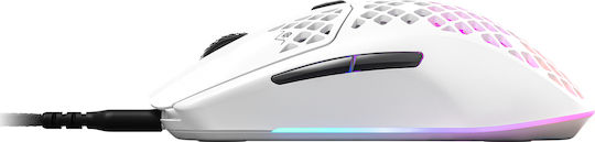 SteelSeries Aerox 3 2022 Edition RGB Gaming Mouse 8500 DPI White