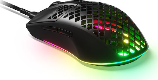 SteelSeries Aerox 3 (2022 Edition) RGB Геймърска Мишка Onyx