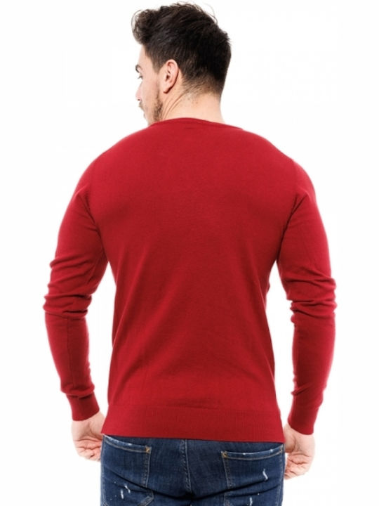 Biston Men's Long Sleeve Blouse Red