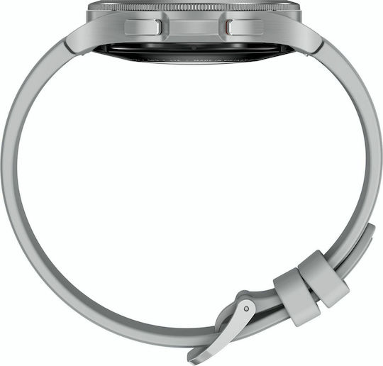 Samsung Galaxy Watch4 Classic 4G Stainless Steel 46mm Waterproof with eSIM and Heart Rate Monitor (Silver)