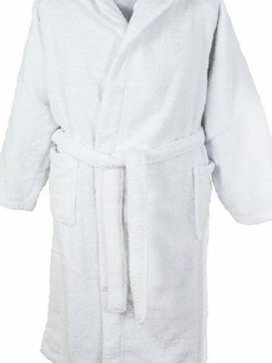 Dimcol Νο6 1320910605100017 Kinder Badebademantel Weiß