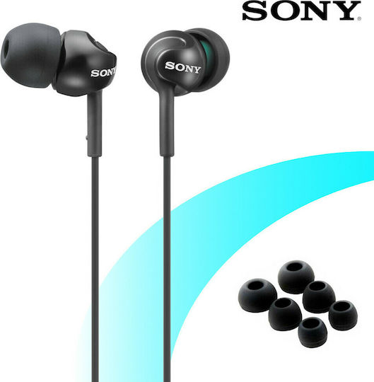 Sony MDR-EX110AP In-ear Handsfree with 3.5mm Connector Black