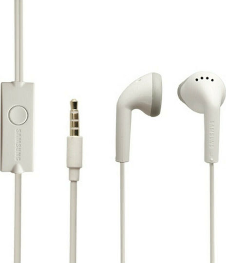 Samsung EHS61AS Bulk Earbuds Handsfree Ακουστικά με Βύσμα 3.5mm Λευκό