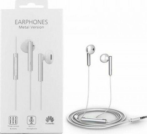 Huawei AM116 Earbuds Handsfree με Βύσμα 3.5mm Λευκό
