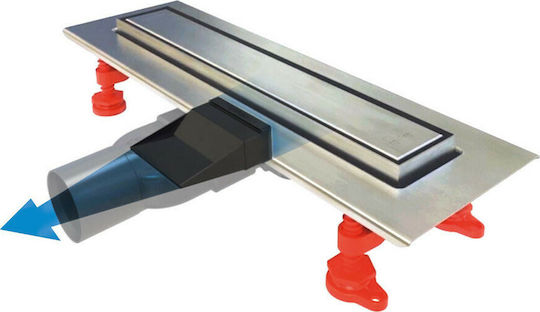 Wirquin Venisio Slim Ανοξείδωτο Κανάλι Δαπέδου με Μέγεθος 30x5εκ. Ασημί