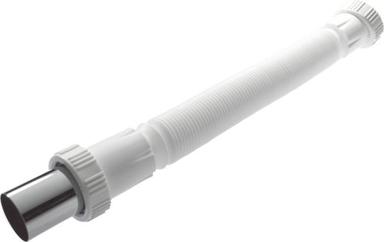 Viospiral Plastic Siphon Sink Flexible with Output 32mm Silver
