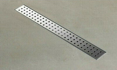 Tema Stainless Steel Floor Channel with 50mm Outlet and Size 40x6.5cm Silver