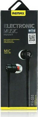 Remax RM-535i In-ear Handsfree with 3.5mm Connector Black