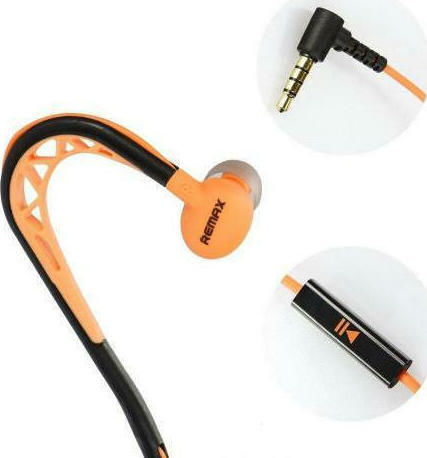 Remax RM-S15 În ureche Handsfree cu Mufă 3.5mm Portocaliu