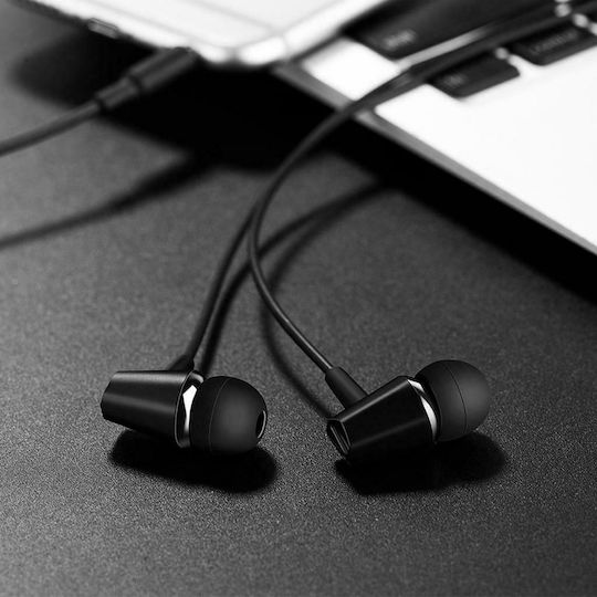 Hoco M34 In-Ear Freihändig Kopfhörer mit Stecker 3.5mm Schwarz