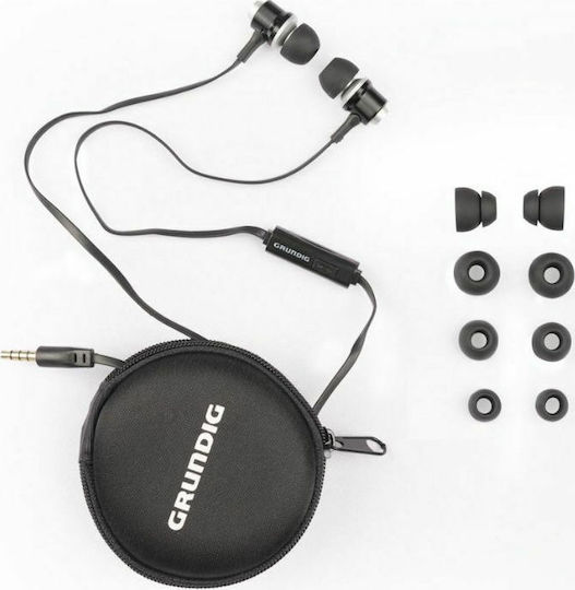 Grundig 86351 In-ear Handsfree με Βύσμα 3.5mm Μαύρο