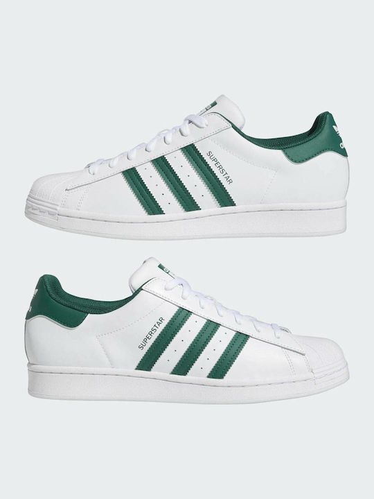 Superstar Sneakers Cloud White / Collegiate Green