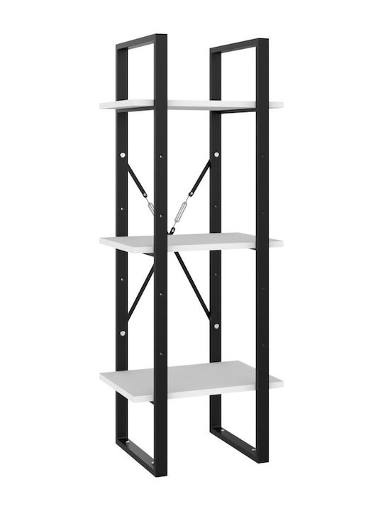 Shelving Unit Floor White 40x30x105cm