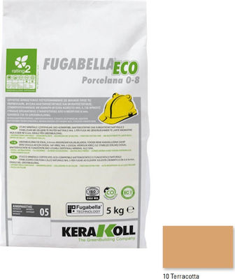 Kerakoll Fugabella Eco Porcelana 0-8 Gresie de umplere a rosturilor de țiglă 10 Teracotă 5kg