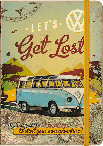 Nostalgic Art Volkswagen Vw Let's Get Lost Σημειωματάριο A5 Πολύχρωμο