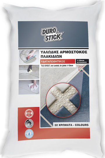 Durostick Πλακιδίων Λεπτόκοκκος 1-10mm Υαλώδης Αρμόστοκος Εποξειδικός / Υδατοαπωθητικός Πλακιδίων Λεπτόκοκκος 1-10mm Υαλώδης Κεραμιδί 5kg