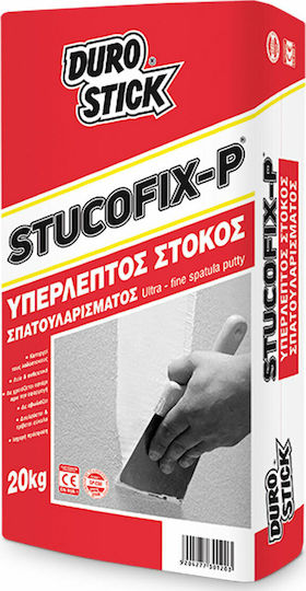 Durostick Stucofix P General Purpose Filler Acrylic White 5kg