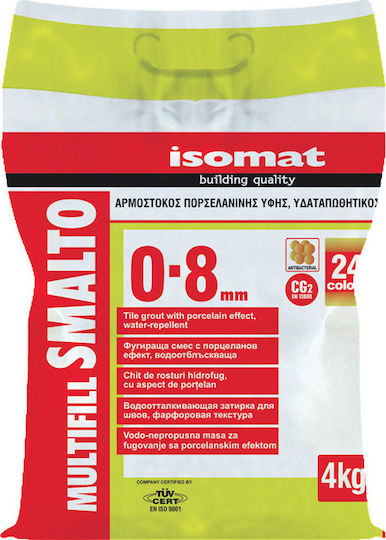 Isomat Multifill Smalto 1-8 Tile Joint Filler Resinous / Water 10 Dark grey 4kg