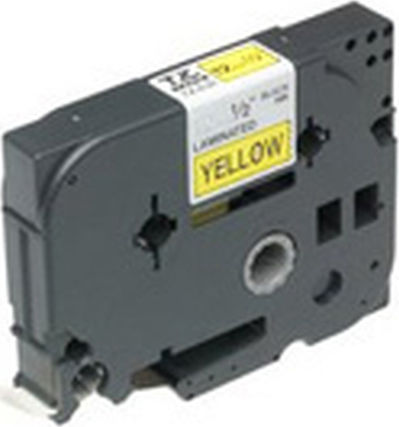 Brother Label Maker Tape 8m x 24mm In Yellow Colour Compatible With Brother TZe/TZ