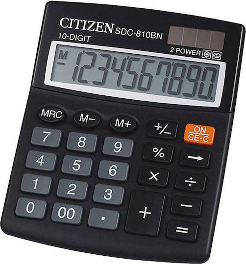 Citizen CT-555N Αριθμομηχανή 12 Ψηφίων σε Μαύρο Χρώμα