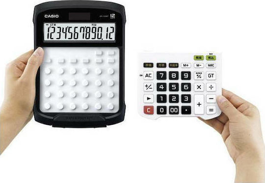 Casio Αριθμομηχανή Λογιστική 12 Ψηφίων σε Μαύρο Χρώμα