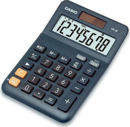 Casio Calculator 8 Cifre în Culoarea Negru 1buc